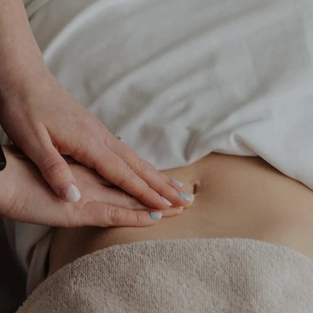 Gentle registered massage therapy hands-on treatment for post-natal care in Kelowna